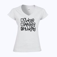 Softstyle™ women's v-neck t-shirt Thumbnail