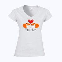 Softstyle™ women's v-neck t-shirt Thumbnail