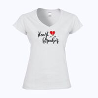 Softstyle™ women's v-neck t-shirt Thumbnail