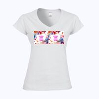 Softstyle™ women's v-neck t-shirt Thumbnail