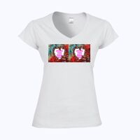 Softstyle™ women's v-neck t-shirt Thumbnail