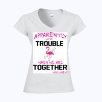 Softstyle™ women's v-neck t-shirt Thumbnail