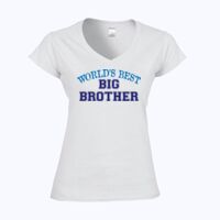 Softstyle™ women's v-neck t-shirt Thumbnail