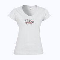Softstyle™ women's v-neck t-shirt Thumbnail