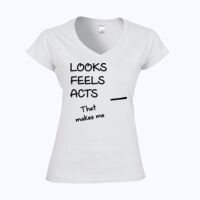 Softstyle™ women's v-neck t-shirt Thumbnail