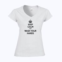Softstyle™ women's v-neck t-shirt Thumbnail