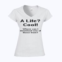 Softstyle™ women's v-neck t-shirt Thumbnail