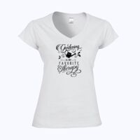 Softstyle™ women's v-neck t-shirt Thumbnail
