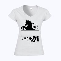 Softstyle™ women's v-neck t-shirt Thumbnail