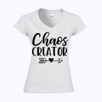 Softstyle™ women's v-neck t-shirt Thumbnail