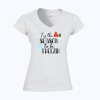 Softstyle™ women's v-neck t-shirt Thumbnail