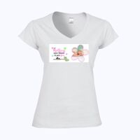 Softstyle™ women's v-neck t-shirt Thumbnail
