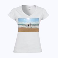 Softstyle™ women's v-neck t-shirt Thumbnail