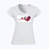 Softstyle™ women's v-neck t-shirt Thumbnail