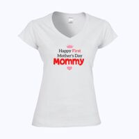 Softstyle™ women's v-neck t-shirt Thumbnail