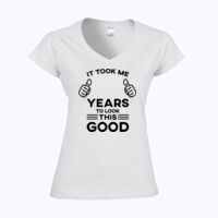 Softstyle™ women's v-neck t-shirt Thumbnail