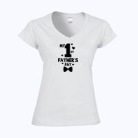 Softstyle™ women's v-neck t-shirt Thumbnail