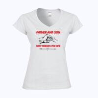 Softstyle™ women's v-neck t-shirt Thumbnail