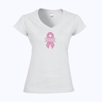 Softstyle™ women's v-neck t-shirt Thumbnail