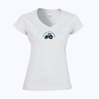 Softstyle™ women's v-neck t-shirt Thumbnail