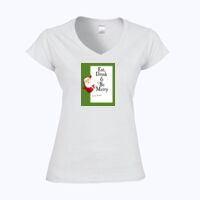 Softstyle™ women's v-neck t-shirt Thumbnail