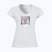 Softstyle™ women's v-neck t-shirt Thumbnail