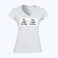 Softstyle™ women's v-neck t-shirt Thumbnail