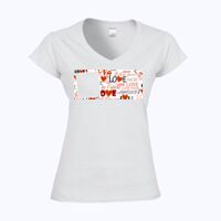 Softstyle™ women's v-neck t-shirt Thumbnail