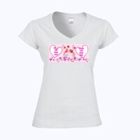 Softstyle™ women's v-neck t-shirt Thumbnail