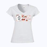 Softstyle™ women's v-neck t-shirt Thumbnail