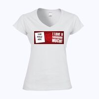 Softstyle™ women's v-neck t-shirt Thumbnail