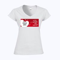 Softstyle™ women's v-neck t-shirt Thumbnail