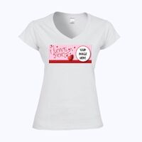 Softstyle™ women's v-neck t-shirt Thumbnail