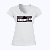 Softstyle™ women's v-neck t-shirt Thumbnail