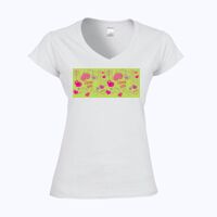 Softstyle™ women's v-neck t-shirt Thumbnail