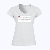 Softstyle™ women's v-neck t-shirt Thumbnail