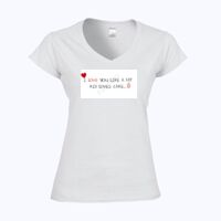 Softstyle™ women's v-neck t-shirt Thumbnail