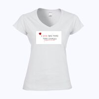 Softstyle™ women's v-neck t-shirt Thumbnail