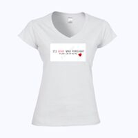 Softstyle™ women's v-neck t-shirt Thumbnail