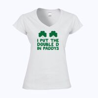Softstyle™ women's v-neck t-shirt Thumbnail