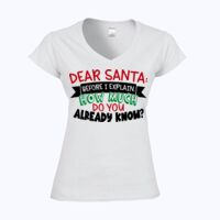 Softstyle™ women's v-neck t-shirt Thumbnail