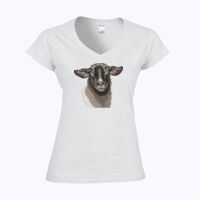 Softstyle™ women's v-neck t-shirt Thumbnail