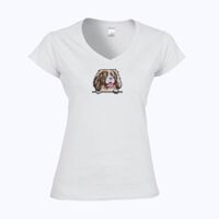 Softstyle™ women's v-neck t-shirt Thumbnail