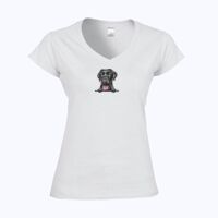 Softstyle™ women's v-neck t-shirt Thumbnail
