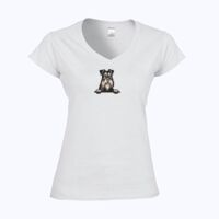 Softstyle™ women's v-neck t-shirt Thumbnail