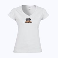 Softstyle™ women's v-neck t-shirt Thumbnail