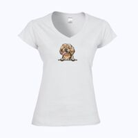 Softstyle™ women's v-neck t-shirt Thumbnail