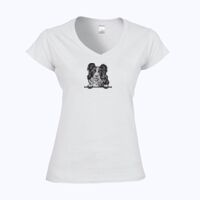 Softstyle™ women's v-neck t-shirt Thumbnail
