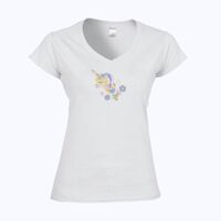 Softstyle™ women's v-neck t-shirt Thumbnail