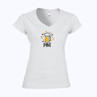 Softstyle™ women's v-neck t-shirt Thumbnail